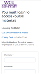 Mobile Screenshot of d2l.wcupa.edu
