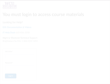 Tablet Screenshot of d2l.wcupa.edu